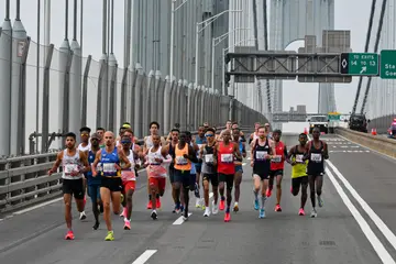 Runners in New York City