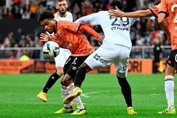 Lorient's club-record run of six straight Ligue 1 wins came to an end