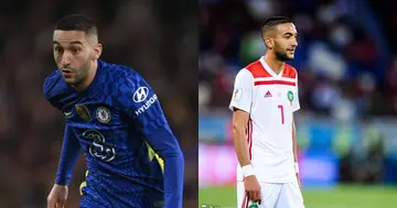 Hakim Ziyech has not been part of the Moroccan national team since June 2021 and has no plans of returning. Photo credit: @MaghribFoot @endynsalah