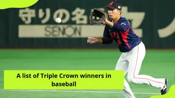 A list of Triple Crown winners in baseball 