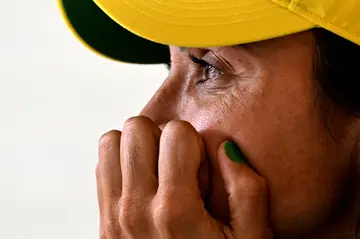 Brazil's Marta was tearful at the pre-match press conference