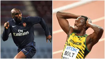 Usain Bolt, Sol Campbell, sprinting