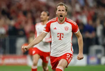 Bayern Munich striker Harry Kane scored from the spot in the first leg 2-2 draw at home against Real Madrid