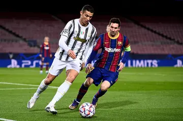 Lionel Messi and Ronaldo