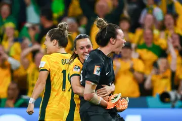 Mackenzie Arnold played a key part in Australia's penalty shootout win over France