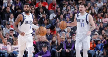 Luka Doncic, Kyrie Irving, NBA, Dallas Mavericks, Sacramento Kings, De'Aaron Fox, Domantas Sabonis, Jason Kidd