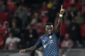 Braga forward Bruma celebrates after scoring a stunner to level the scores on Tuesday against Union Berlin