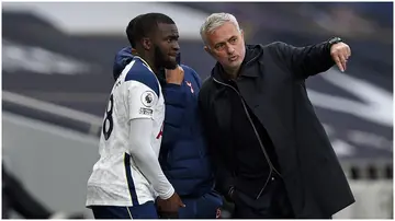 Mourinho expressed concern about Tanguy Ndombele's work ethic in 2021