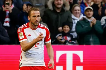 Bayern Munich forward Harry Kane scored twice as his side beat promoted Heidenheim 4-2 on Saturday