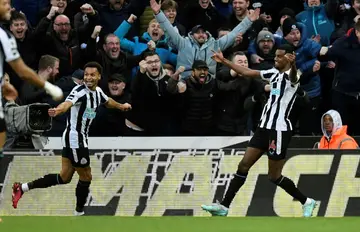 Newcastle beat Fulham 1-0 to go third in the Premier League