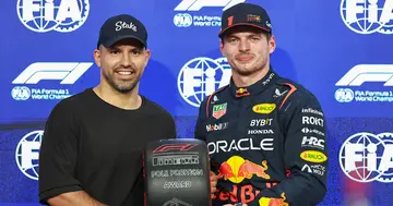 Max Verstappen, Sergio Aguero, Formula 1
