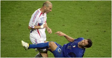 Zinedine Zidane, Marco Materazzi, 2006 World Cup final, France vs Italy, Berlin, Germany.