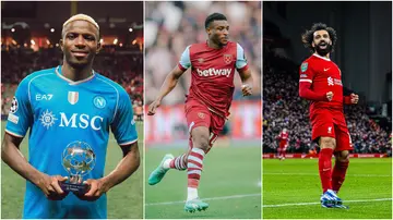 Victor Osimhen, Mohammed Kudus, Mohamed Salah, West Ham, Napoli, Bayer Leverkusen, Liverpool, Serie A, Nottingham Forest, Premier League, AFCON 2023