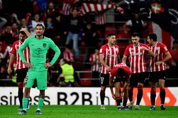 Athletic Bilbao outplayed Atletico Madrid on Saturday to close the gap on the top four in La Liga