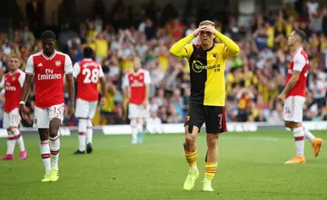 Watford vs Arsenal: Pereyra's penalty secures point for The Hornets at Vicarage Road