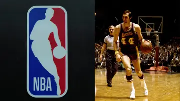 Who is the famous NBA player logo?
