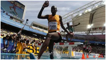 Uganda's Benjamin Kiplagat has been found dead. Photo: Adrian Dennis.