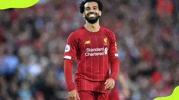 Mo Salah during EPL match against Norwich City in 2019