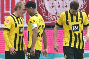 Jude Bellingham (C) was named Dortmund captain for Saturday's match