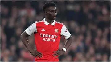 Bukayo Saka, Arsenal, Southampton, Emirates Stadium.