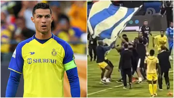 Mass brawl erupts after Al Nassr star tries to plant flag after winning cup Arab Cup