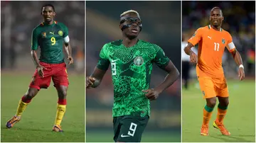 Samuel Eto'o, Victor Osimhen, Didier Drogba, 2023 AFCON, Nigeria, Ivory Coast, Cameroon