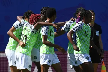 Super Falcons in action.