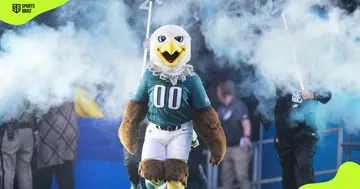 Philadelphia Eagles mascot Swoop