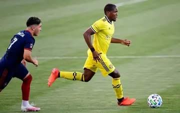 Darlington Nagbe opened the scoring for Columbus Crew in their 4-2 playoff victory over Atlanta United on Sunday