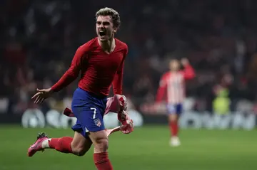 French forward Antoine Griezmann has scored a club record 175 goals for Atletico Madrid