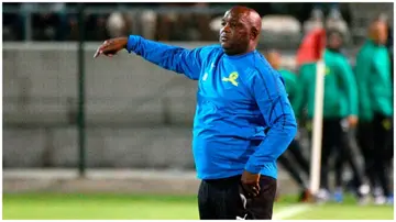 Pitso Mosimane has shared one of the tactics he used in the dressing room during his time with Mamelodi Sundowns. Photo: Rodger Bosch.