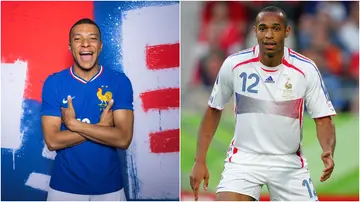 Kylian Mbappe, Thierry Henry, France, World Cup Euro, Arsenal, Robert Pires, PSG, Real Madrid.