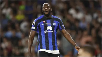 Romelu Lukaku, Inter Milan, Manchester City, UEFA Champions League final, Atatürk Olympic Stadium, Istanbul, Turkey.