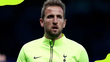 Former Spurs' Harry Kane before a match against Liverpool FC in 2022