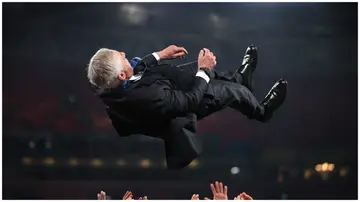 Real Madrid manager, Carlo Ancelotti, after winning the Champions League final against Borussia Dortmund in the final at Wembley Stadium on June 1, 2024 in London, England. Photo: Alex Pantling.