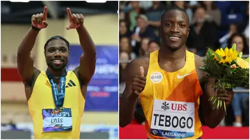 Letsile Tebogo, Noah Lyles, 2024 Olympics, Justin Gatlin