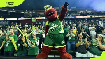 Seattle Storm's mascot, Doppler