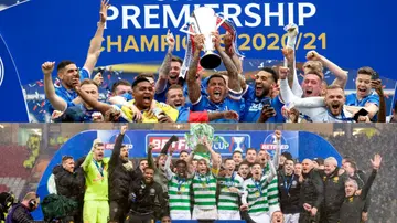 Rangers vs Celtic trophies