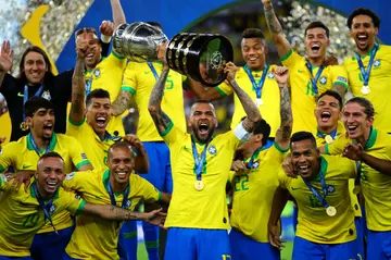 Dani Alves at Maracana Stadium