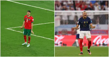Achraf Hakimi, Kylian Mbappe, 2022 World Cup, Morocco, France, PSG