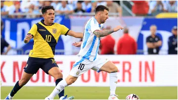 Kendry Paez, Lionel Messi, Argentina, Ecuador, Soldier Field, Chicago, Illinois.