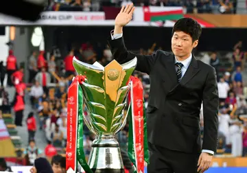 Park Ji-sung, pictured in 2019, is an Asian football legend