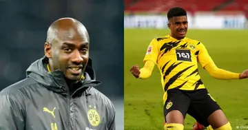 Ghana coach Otto Addo is in talks with Dortmund youngster Ansgar Knauff for possible nationality switch. Photo credit: @Ghanasoccernet @dav_stevenson