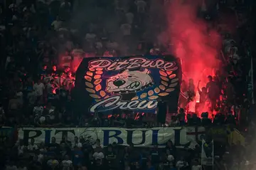 Inter fans warmed up for the Milan derby as their team beat Cremonese