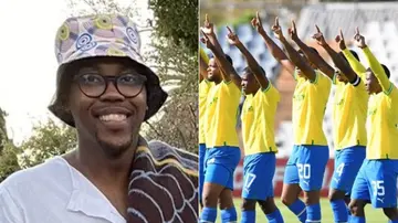 mamelodi sundowns, thabiso motloung, plaigiarism, identity theft, podcast