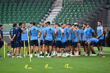 Argentina and Australia will play a friendly on Thursday evening at Beijing's 68,000-capacity Workers' Stadium