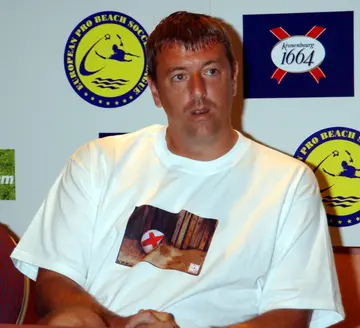 Matt Le Tissier at a press conference at the Brighton Hilton Metropole Hotel