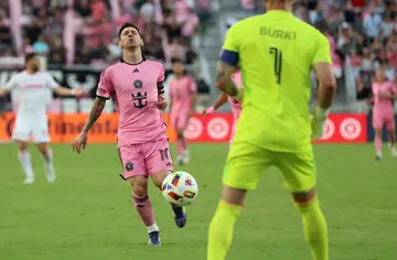 Lionel Messi was on target but Inter Miami were held 3-3 by St.Louis in MLS action on Saturday