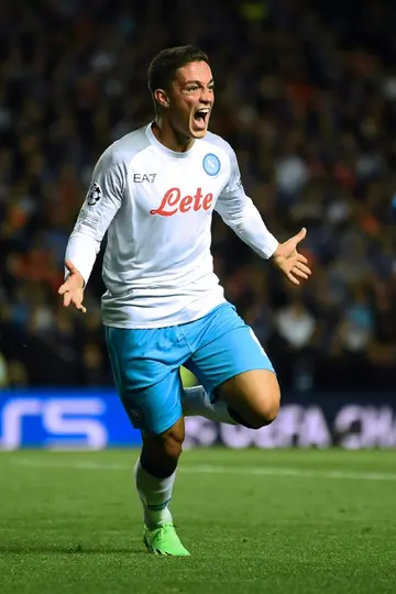 Giacomo Raspadori has scored in his last two games for Napoli