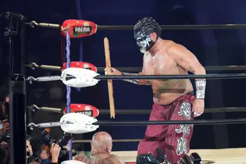 Muta started the trend of Japanese masked fighters